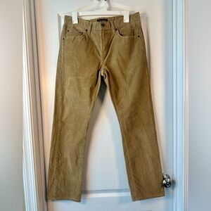 Banana Republic Vintage Straight Men’s Corduroy Pants 31x30 Khaki Tan Outlet